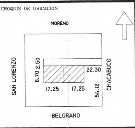 Galpón en venta, Chacabuco Nº 845, interno, Bº Centro